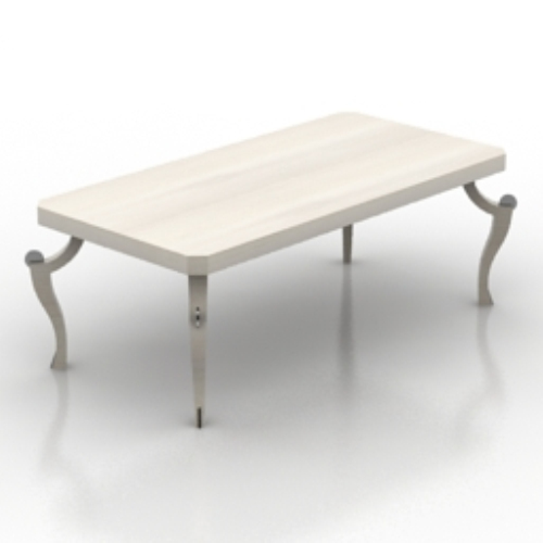 European minimalist dining table model