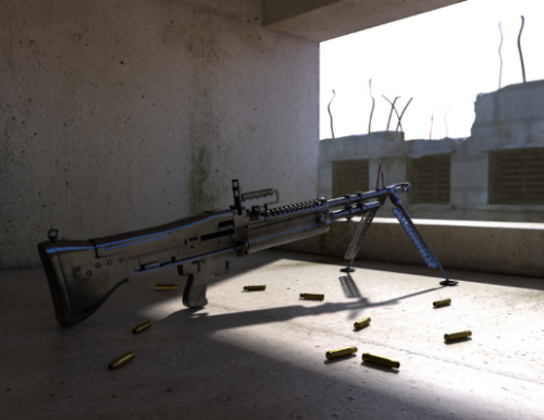 submachine gun 3d models