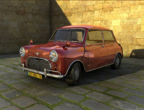 Red foreign classic cars