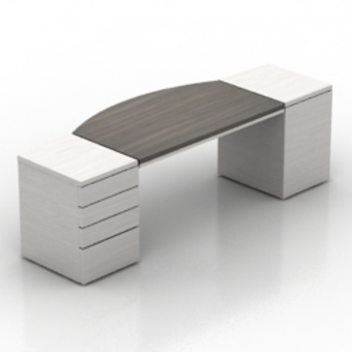 white wooden desk model