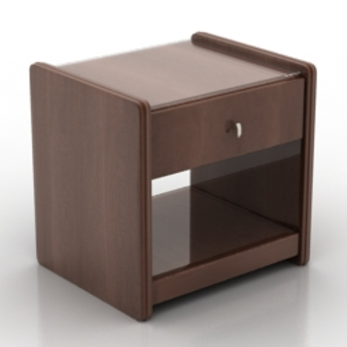 European dark brown bedside tables