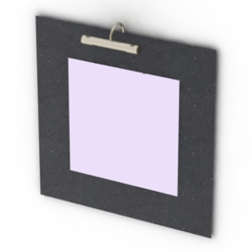 black border photo frame model