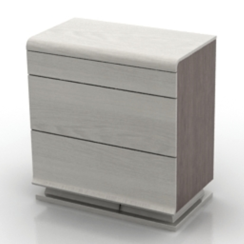 Simple bedside cabinet model