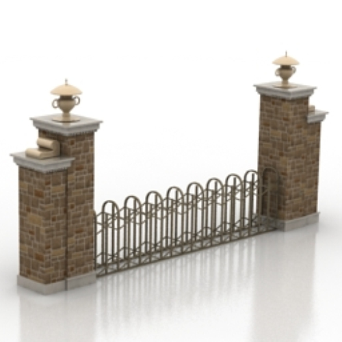 door luxury villa design model