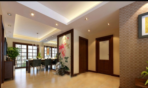 Chinese style interior 3D model