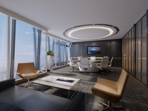 3d model company small meeting rooms