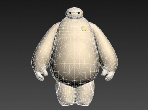 Baymax 3D solid model