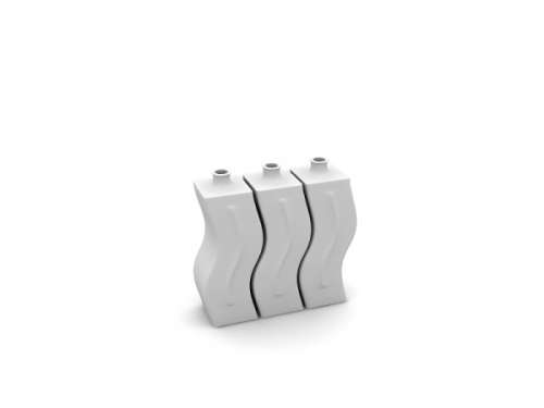 Creative wavy vase 3D model