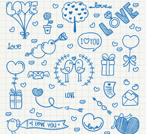 19 models Blue Valentine element vector material