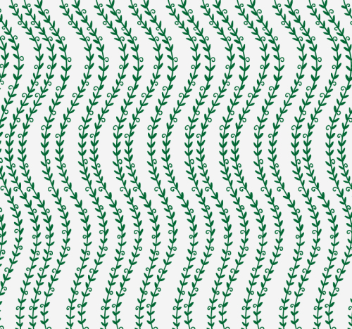 Seamless background vector material for green Bending Branches
