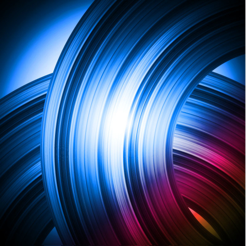 Background vector material of fashion swirl ring