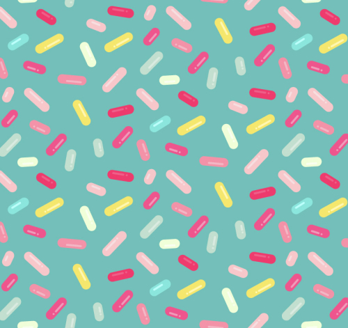 Color sugar needle seamless background vector material