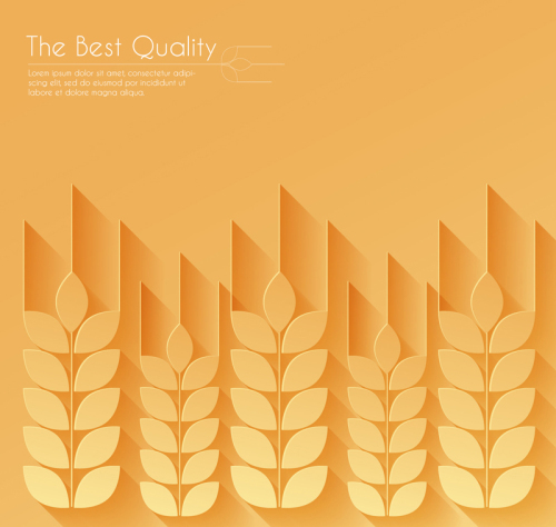 Creative design vector material wheat