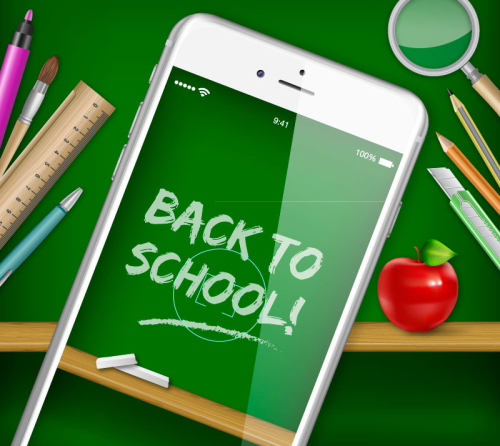 Beautifully school poster vector